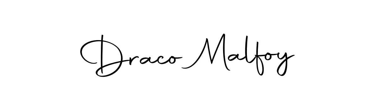 Design your own signature with our free online signature maker. With this signature software, you can create a handwritten (Autography-DOLnW) signature for name Draco Malfoy. Draco Malfoy signature style 10 images and pictures png