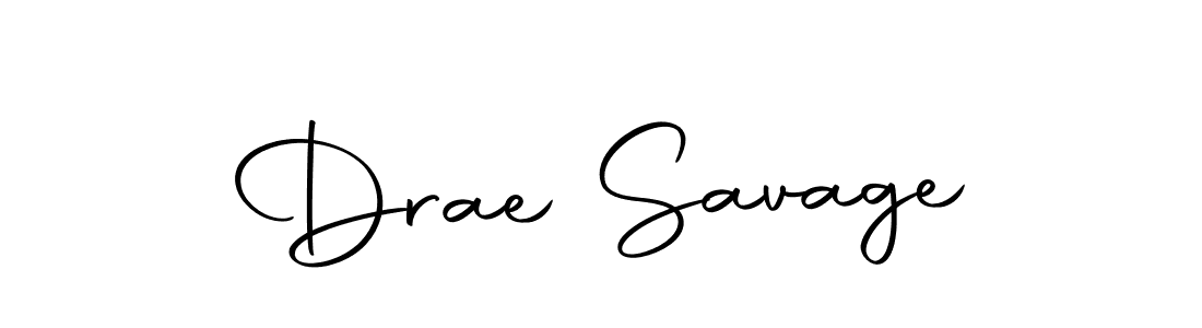 The best way (Autography-DOLnW) to make a short signature is to pick only two or three words in your name. The name Drae Savage include a total of six letters. For converting this name. Drae Savage signature style 10 images and pictures png