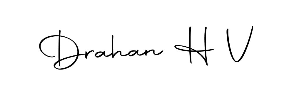 Best and Professional Signature Style for Drahan H V. Autography-DOLnW Best Signature Style Collection. Drahan H V signature style 10 images and pictures png