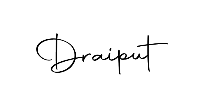 Create a beautiful signature design for name Draiput. With this signature (Autography-DOLnW) fonts, you can make a handwritten signature for free. Draiput signature style 10 images and pictures png