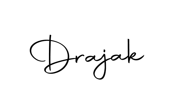 Make a beautiful signature design for name Drajak. With this signature (Autography-DOLnW) style, you can create a handwritten signature for free. Drajak signature style 10 images and pictures png