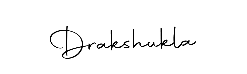Similarly Autography-DOLnW is the best handwritten signature design. Signature creator online .You can use it as an online autograph creator for name Drakshukla. Drakshukla signature style 10 images and pictures png