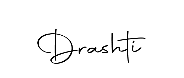 Create a beautiful signature design for name Drashti. With this signature (Autography-DOLnW) fonts, you can make a handwritten signature for free. Drashti signature style 10 images and pictures png