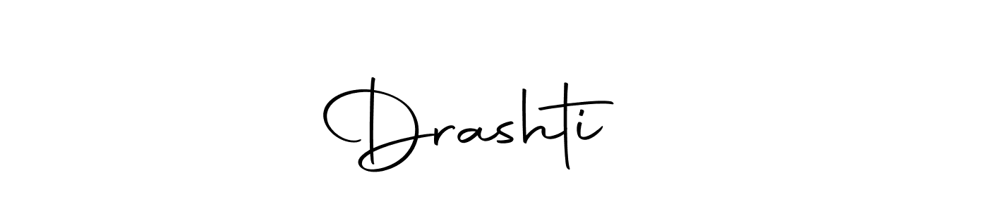 if you are searching for the best signature style for your name Drashti ❤️. so please give up your signature search. here we have designed multiple signature styles  using Autography-DOLnW. Drashti ❤️ signature style 10 images and pictures png