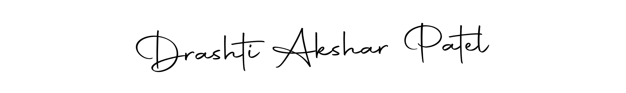 Use a signature maker to create a handwritten signature online. With this signature software, you can design (Autography-DOLnW) your own signature for name Drashti Akshar Patel. Drashti Akshar Patel signature style 10 images and pictures png