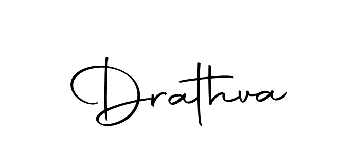 How to make Drathva signature? Autography-DOLnW is a professional autograph style. Create handwritten signature for Drathva name. Drathva signature style 10 images and pictures png