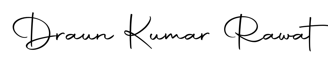 Express your personality with a custom Draun Kumar Rawat signature crafted with Autography-DOLnW typography. Free transparent PNG download available. Draun Kumar Rawat signature style 10 images and pictures png