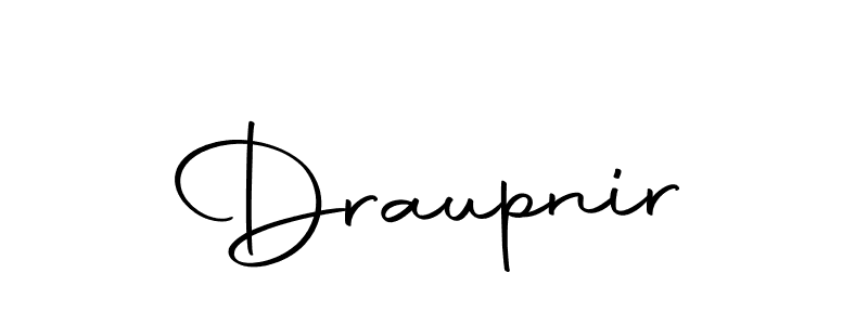 Make a beautiful signature design for name Draupnir. With this signature (Autography-DOLnW) style, you can create a handwritten signature for free. Draupnir signature style 10 images and pictures png