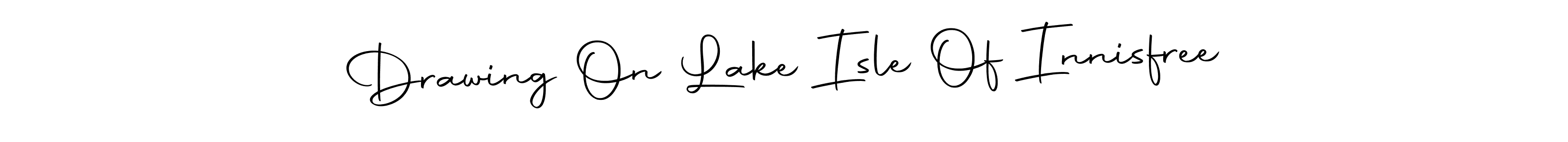 Best and Professional Signature Style for Drawing On Lake Isle Of Innisfree. Autography-DOLnW Best Signature Style Collection. Drawing On Lake Isle Of Innisfree signature style 10 images and pictures png