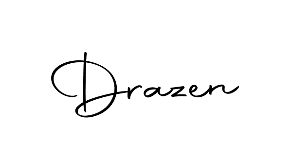 if you are searching for the best signature style for your name Drazen. so please give up your signature search. here we have designed multiple signature styles  using Autography-DOLnW. Drazen signature style 10 images and pictures png