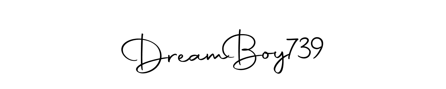 Design your own signature with our free online signature maker. With this signature software, you can create a handwritten (Autography-DOLnW) signature for name Dream  Boy  739. Dream  Boy  739 signature style 10 images and pictures png