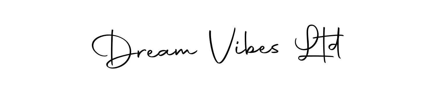 How to make Dream Vibes Ltd name signature. Use Autography-DOLnW style for creating short signs online. This is the latest handwritten sign. Dream Vibes Ltd signature style 10 images and pictures png