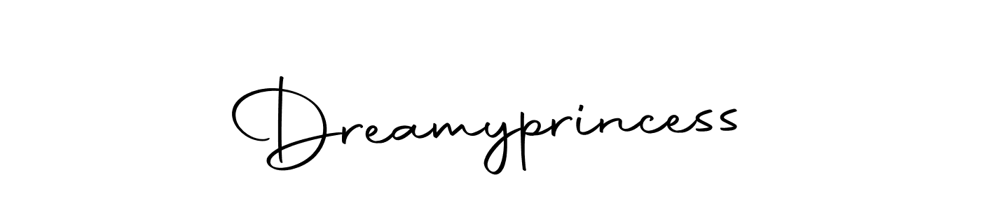 How to make Dreamyprincess name signature. Use Autography-DOLnW style for creating short signs online. This is the latest handwritten sign. Dreamyprincess signature style 10 images and pictures png