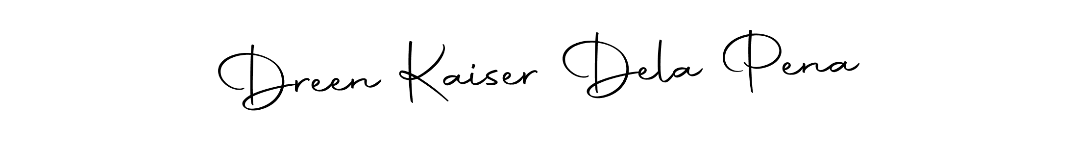 Similarly Autography-DOLnW is the best handwritten signature design. Signature creator online .You can use it as an online autograph creator for name Dreen Kaiser Dela Pena. Dreen Kaiser Dela Pena signature style 10 images and pictures png