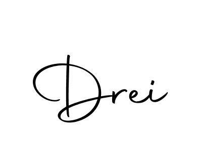 Similarly Autography-DOLnW is the best handwritten signature design. Signature creator online .You can use it as an online autograph creator for name Drei. Drei signature style 10 images and pictures png