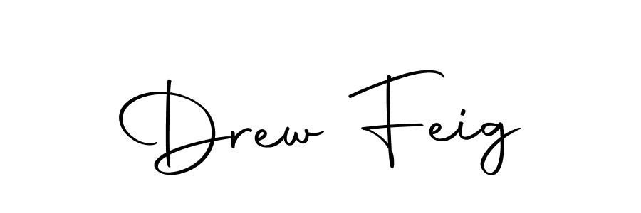 Drew Feig stylish signature style. Best Handwritten Sign (Autography-DOLnW) for my name. Handwritten Signature Collection Ideas for my name Drew Feig. Drew Feig signature style 10 images and pictures png