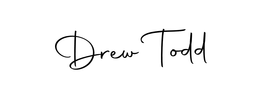 Check out images of Autograph of Drew Todd name. Actor Drew Todd Signature Style. Autography-DOLnW is a professional sign style online. Drew Todd signature style 10 images and pictures png