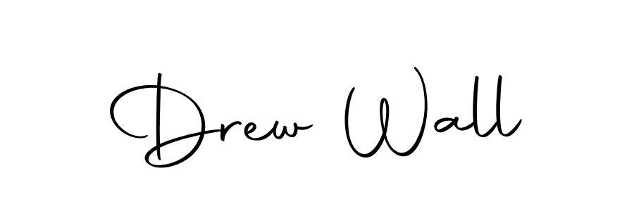 Similarly Autography-DOLnW is the best handwritten signature design. Signature creator online .You can use it as an online autograph creator for name Drew Wall. Drew Wall signature style 10 images and pictures png