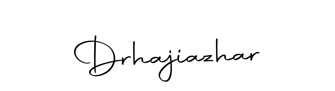 Drhajiazhar stylish signature style. Best Handwritten Sign (Autography-DOLnW) for my name. Handwritten Signature Collection Ideas for my name Drhajiazhar. Drhajiazhar signature style 10 images and pictures png