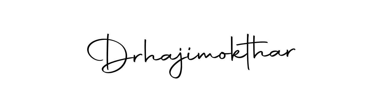 Create a beautiful signature design for name Drhajimokthar. With this signature (Autography-DOLnW) fonts, you can make a handwritten signature for free. Drhajimokthar signature style 10 images and pictures png