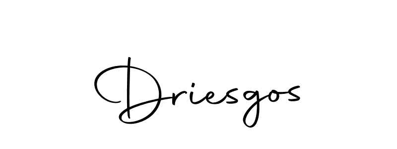 Make a beautiful signature design for name Driesgos. With this signature (Autography-DOLnW) style, you can create a handwritten signature for free. Driesgos signature style 10 images and pictures png