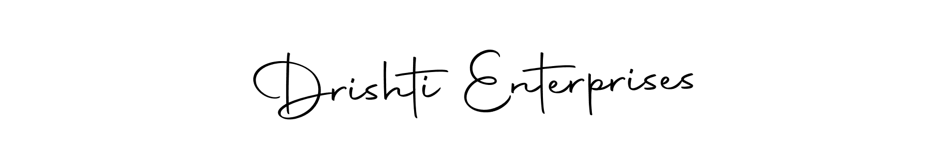 Make a beautiful signature design for name Drishti Enterprises. Use this online signature maker to create a handwritten signature for free. Drishti Enterprises signature style 10 images and pictures png