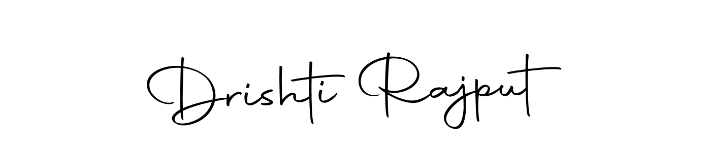 How to make Drishti Rajput name signature. Use Autography-DOLnW style for creating short signs online. This is the latest handwritten sign. Drishti Rajput signature style 10 images and pictures png