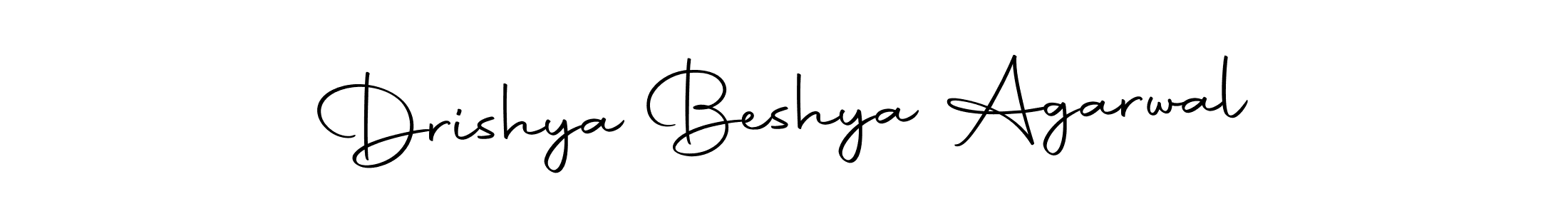Create a beautiful signature design for name Drishya Beshya Agarwal. With this signature (Autography-DOLnW) fonts, you can make a handwritten signature for free. Drishya Beshya Agarwal signature style 10 images and pictures png