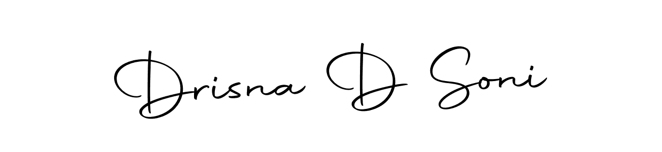This is the best signature style for the Drisna D Soni name. Also you like these signature font (Autography-DOLnW). Mix name signature. Drisna D Soni signature style 10 images and pictures png