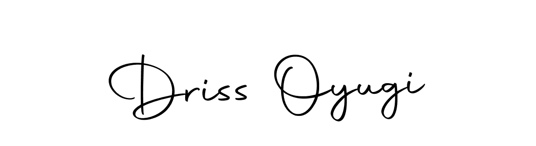 The best way (Autography-DOLnW) to make a short signature is to pick only two or three words in your name. The name Driss Oyugi include a total of six letters. For converting this name. Driss Oyugi signature style 10 images and pictures png