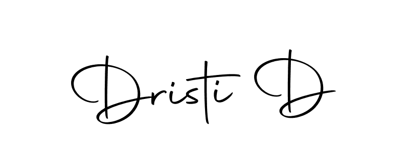 You should practise on your own different ways (Autography-DOLnW) to write your name (Dristi D) in signature. don't let someone else do it for you. Dristi D signature style 10 images and pictures png