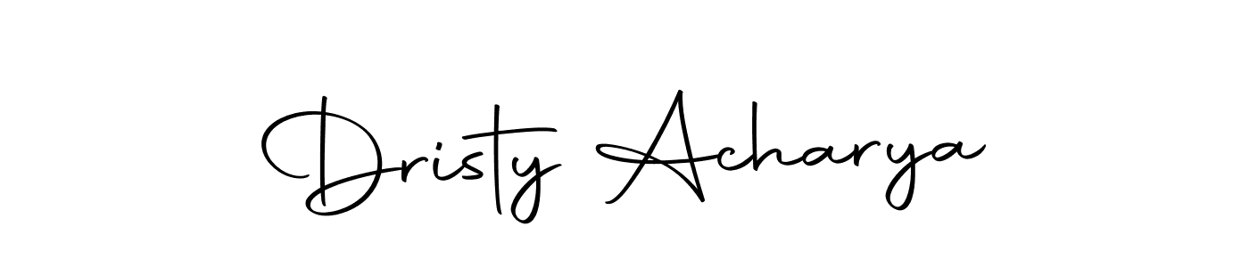 Similarly Autography-DOLnW is the best handwritten signature design. Signature creator online .You can use it as an online autograph creator for name Dristy Acharya. Dristy Acharya signature style 10 images and pictures png