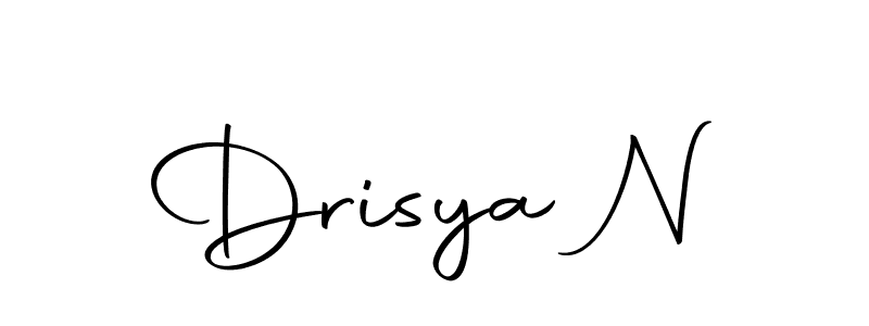 if you are searching for the best signature style for your name Drisya N. so please give up your signature search. here we have designed multiple signature styles  using Autography-DOLnW. Drisya N signature style 10 images and pictures png