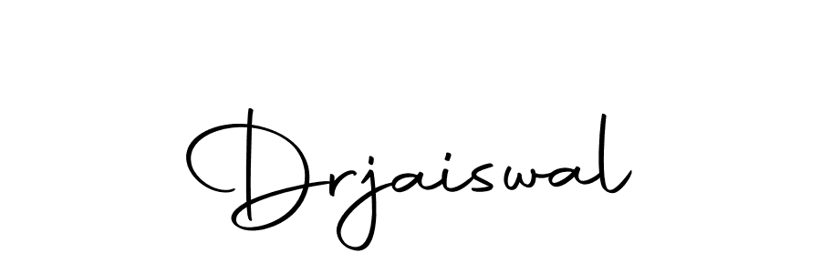 Use a signature maker to create a handwritten signature online. With this signature software, you can design (Autography-DOLnW) your own signature for name Drjaiswal. Drjaiswal signature style 10 images and pictures png