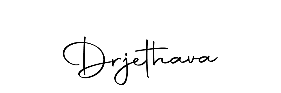 You can use this online signature creator to create a handwritten signature for the name Drjethava. This is the best online autograph maker. Drjethava signature style 10 images and pictures png