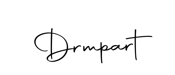 Design your own signature with our free online signature maker. With this signature software, you can create a handwritten (Autography-DOLnW) signature for name Drmpart. Drmpart signature style 10 images and pictures png