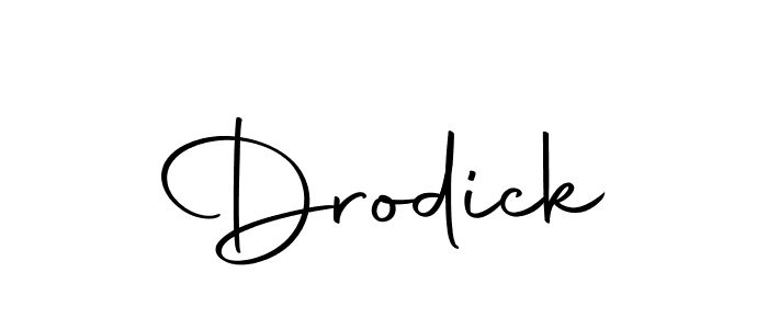 The best way (Autography-DOLnW) to make a short signature is to pick only two or three words in your name. The name Drodick include a total of six letters. For converting this name. Drodick signature style 10 images and pictures png