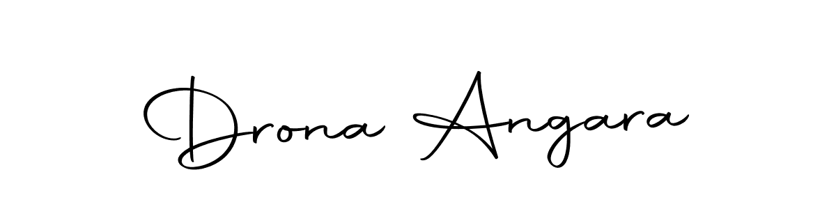 Autography-DOLnW is a professional signature style that is perfect for those who want to add a touch of class to their signature. It is also a great choice for those who want to make their signature more unique. Get Drona Angara name to fancy signature for free. Drona Angara signature style 10 images and pictures png