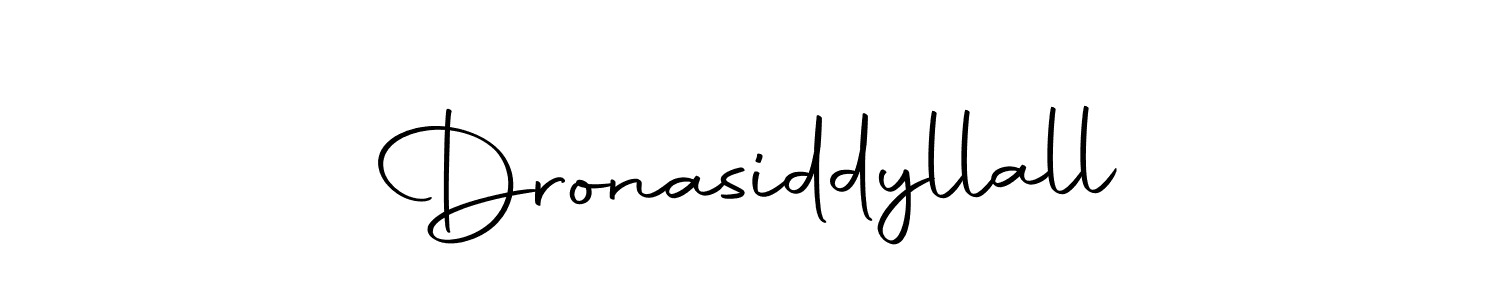 Design your own signature with our free online signature maker. With this signature software, you can create a handwritten (Autography-DOLnW) signature for name Dronasiddyllall. Dronasiddyllall signature style 10 images and pictures png