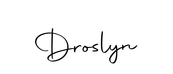 Here are the top 10 professional signature styles for the name Droslyn. These are the best autograph styles you can use for your name. Droslyn signature style 10 images and pictures png