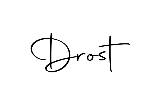 Similarly Autography-DOLnW is the best handwritten signature design. Signature creator online .You can use it as an online autograph creator for name Drost. Drost signature style 10 images and pictures png