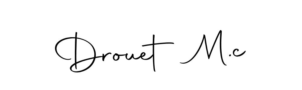 How to Draw Drouet M.c signature style? Autography-DOLnW is a latest design signature styles for name Drouet M.c. Drouet M.c signature style 10 images and pictures png