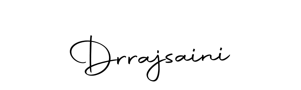 Design your own signature with our free online signature maker. With this signature software, you can create a handwritten (Autography-DOLnW) signature for name Drrajsaini. Drrajsaini signature style 10 images and pictures png