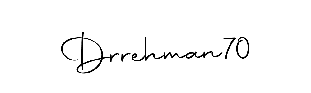 if you are searching for the best signature style for your name Drrehman70. so please give up your signature search. here we have designed multiple signature styles  using Autography-DOLnW. Drrehman70 signature style 10 images and pictures png