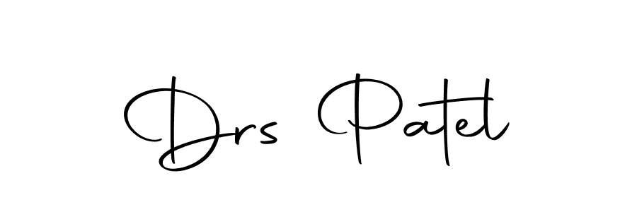 Make a short Drs Patel signature style. Manage your documents anywhere anytime using Autography-DOLnW. Create and add eSignatures, submit forms, share and send files easily. Drs Patel signature style 10 images and pictures png