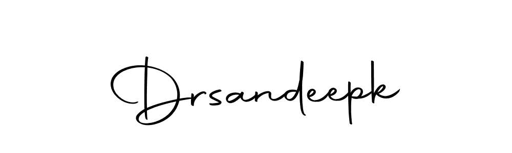 Drsandeepk stylish signature style. Best Handwritten Sign (Autography-DOLnW) for my name. Handwritten Signature Collection Ideas for my name Drsandeepk. Drsandeepk signature style 10 images and pictures png
