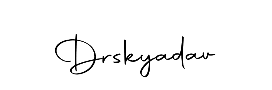 Drskyadav stylish signature style. Best Handwritten Sign (Autography-DOLnW) for my name. Handwritten Signature Collection Ideas for my name Drskyadav. Drskyadav signature style 10 images and pictures png