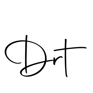 Design your own signature with our free online signature maker. With this signature software, you can create a handwritten (Autography-DOLnW) signature for name Drt. Drt signature style 10 images and pictures png