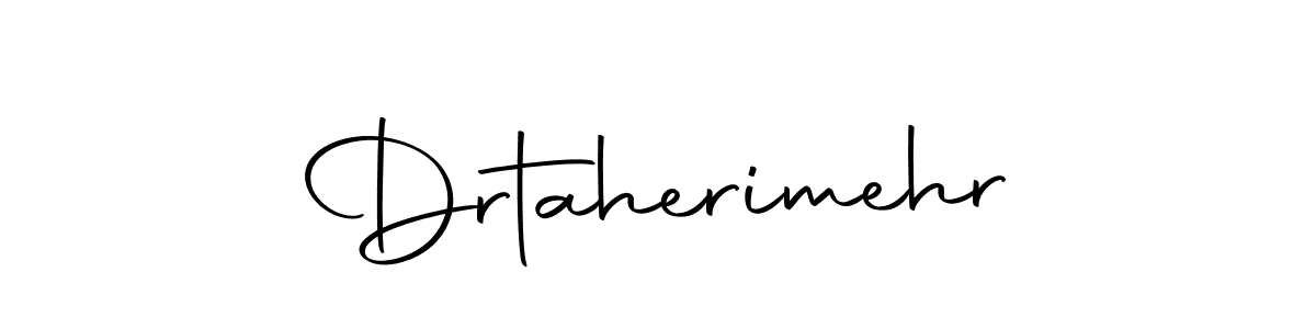 It looks lik you need a new signature style for name Drtaherimehr. Design unique handwritten (Autography-DOLnW) signature with our free signature maker in just a few clicks. Drtaherimehr signature style 10 images and pictures png