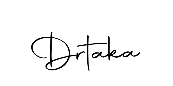 Make a beautiful signature design for name Drtaka. Use this online signature maker to create a handwritten signature for free. Drtaka signature style 10 images and pictures png